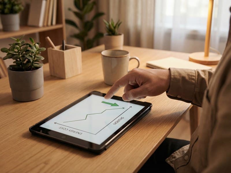 Lägre energikostnad med luftvärmepump