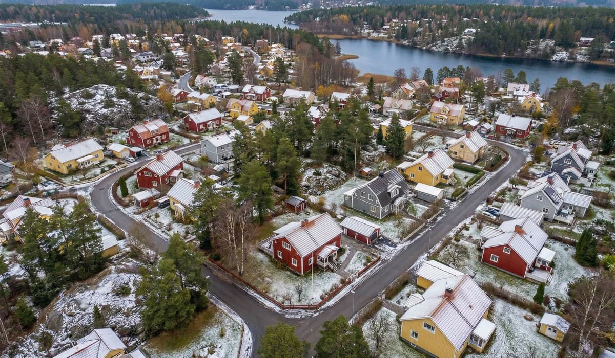 Villakvarter i Uddevalla och Bohuslän